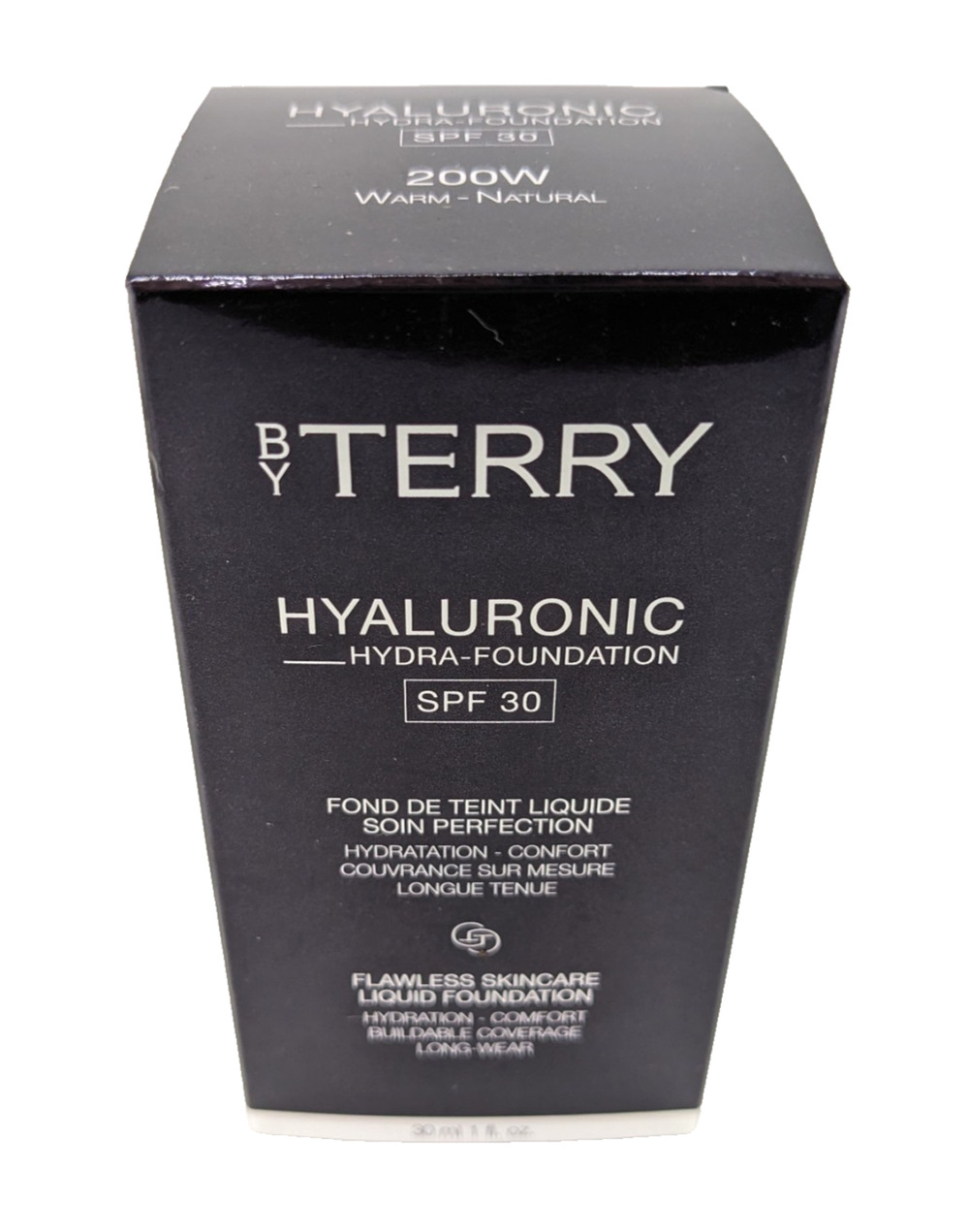 By Terry Hyaluronic Hydra-Foundation SPF30 200W Warm Natural 1floz NEW & BOXED